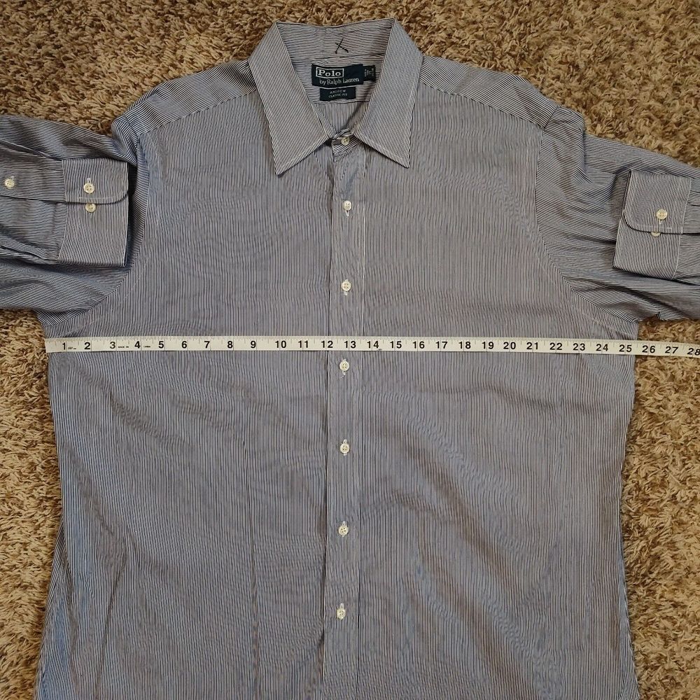 Polo Ralph Lauren Men Sz 17 34-35 Andrew Classic Fit Long Sleeve Button Up - Picture 4 of 10